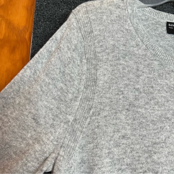 New Banana Republic Filpucci Gray & Pink Merino Wool Blend Tunic Sweater Medium - Picture 7 of 11